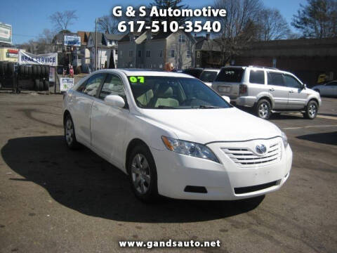 2007 Toyota Camry for sale at G & S Auto Service in Roslindale MA