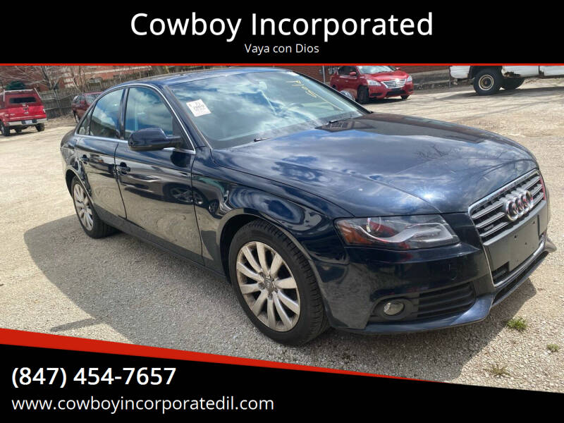 2009 Audi A4 for sale at Cowboy Incorporated in Waukegan IL