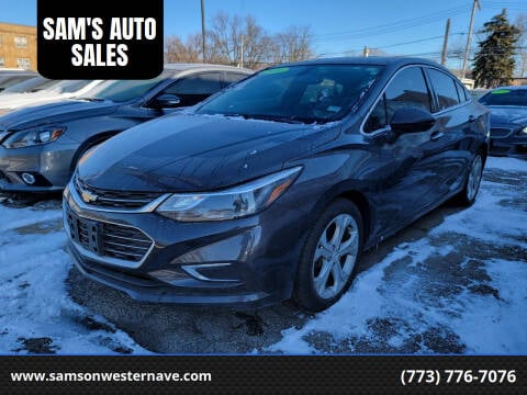 2016 Chevrolet Cruze for sale at SAM'S AUTO SALES in Chicago IL