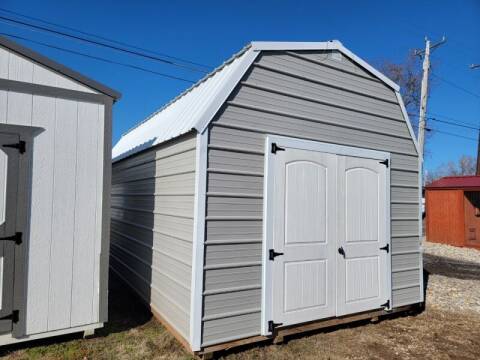 2021 Burnett Affordable Buildings 12x20 Lofted Metal Barn for sale at Lakeside Auto RV & Outdoors in Cleveland OK