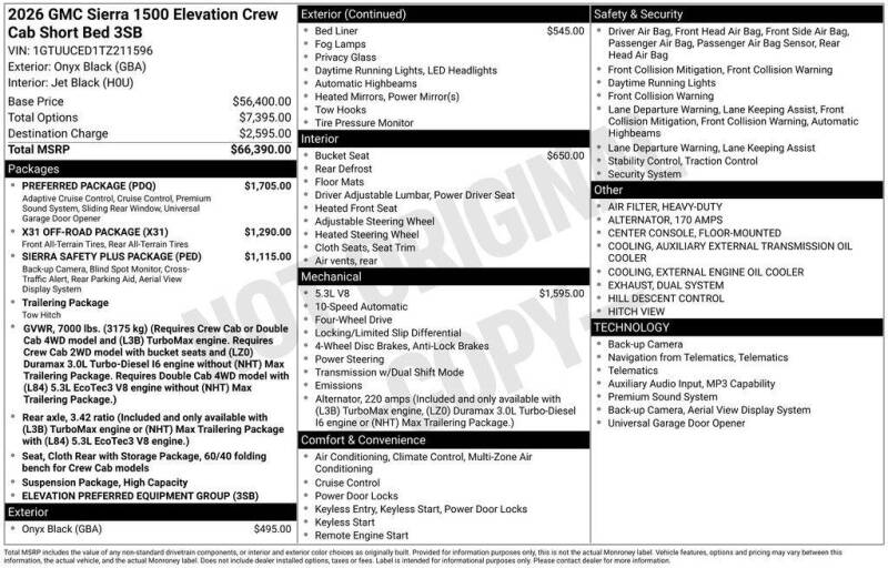 2026 GMC Sierra 1500