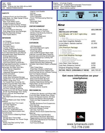 2016 BMW 5 Series 528i xDrive