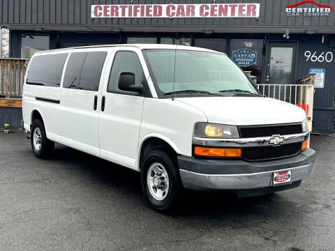 2008 Chevrolet Express for sale at CERTIFIED CAR CENTER in Fairfax VA