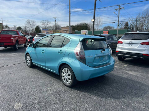 2012 Toyota Prius c for sale at M & J Auto Sales in Attleboro MA