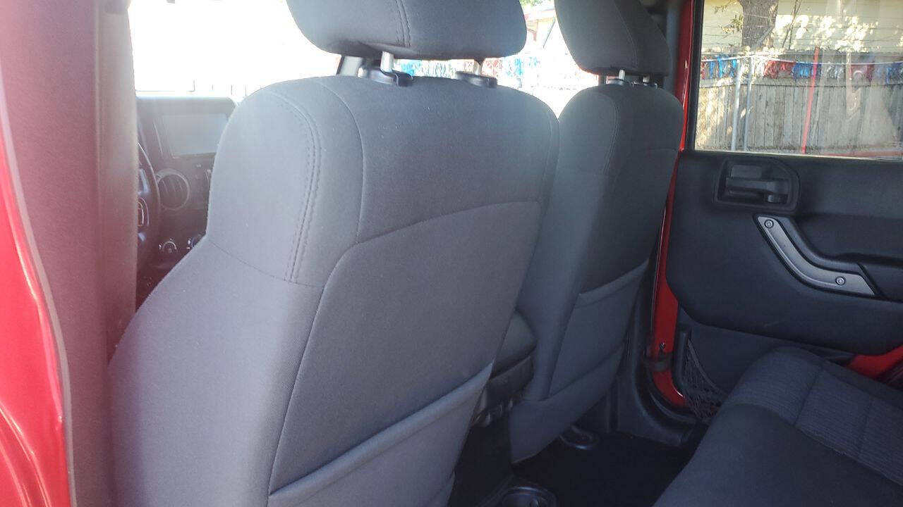 Used Car 2012 Jeep Wrangler Unlimited  Sport 4x4 4dr Suv For Sale Under $20,000 In San Antonio, Texas