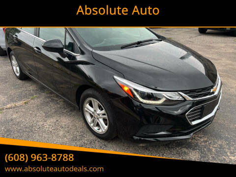 2017 Chevrolet Cruze for sale at Absolute Auto in Baraboo WI