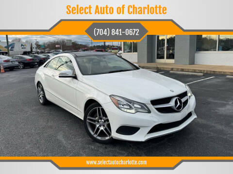 2014 Mercedes-Benz E-Class for sale at Select Auto of Charlotte in Matthews NC