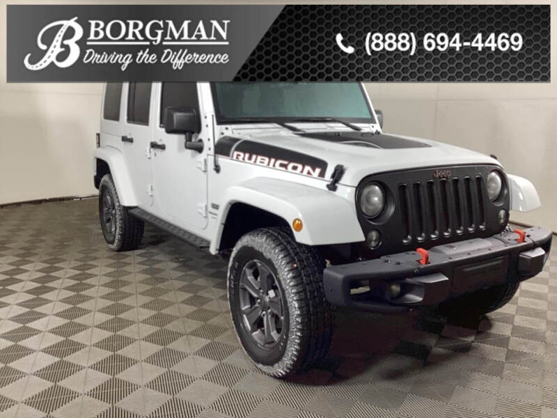 2018 Jeep Wrangler JK Unlimited for sale at Everyone's Financed At Borgman - BORGMAN OF HOLLAND LLC in Holland MI