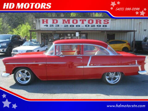 1955 Chevrolet Bel Air for sale at HD MOTORS in Kingsport TN