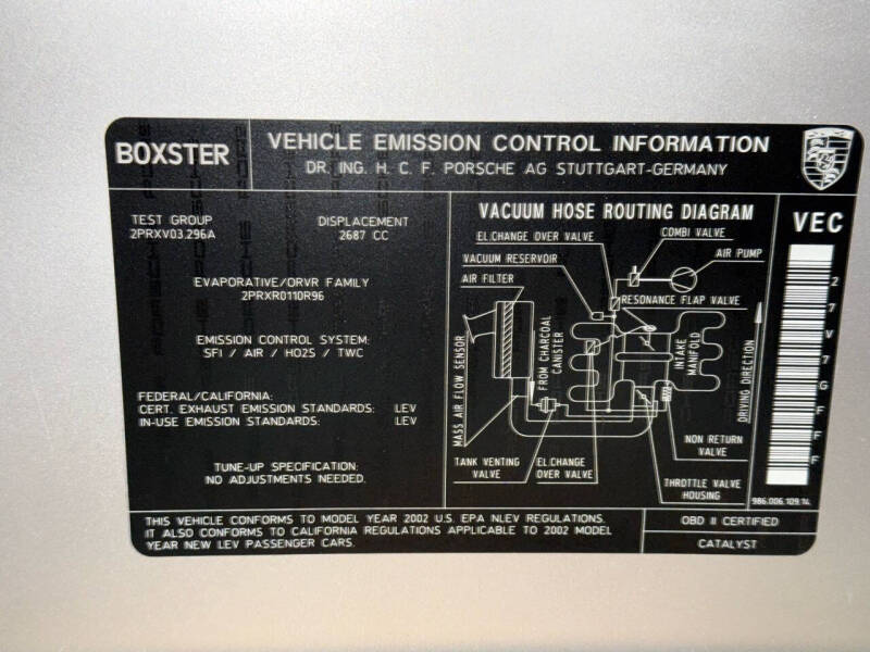 2002 Porsche Boxster