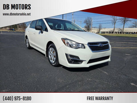 2016 Subaru Impreza for sale at DB MOTORS in Eastlake OH
