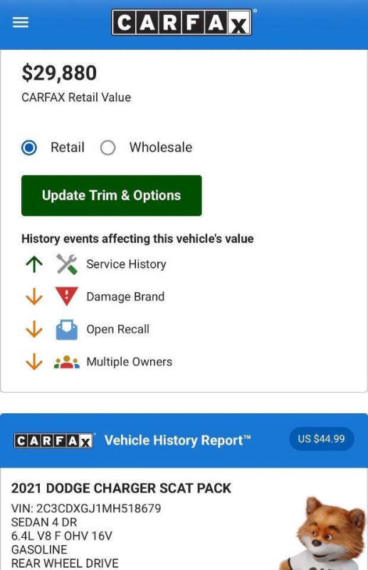 2021 Dodge Charger Scat Pack