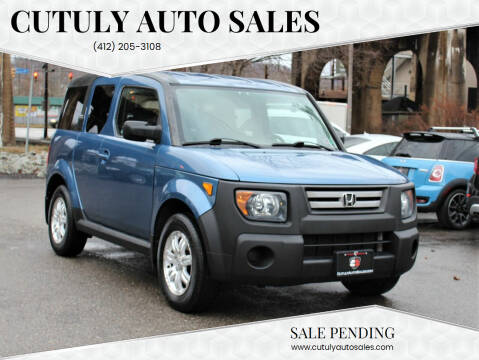 2008 Honda Element for sale at Cutuly Auto Sales in Pittsburgh PA