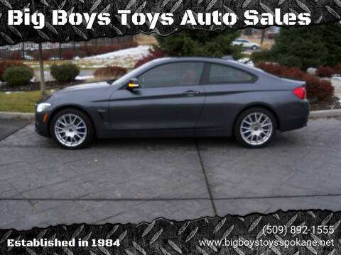 2016 BMW 4 Series for sale at Big Boys Toys Auto Sales in Spokane Valley WA