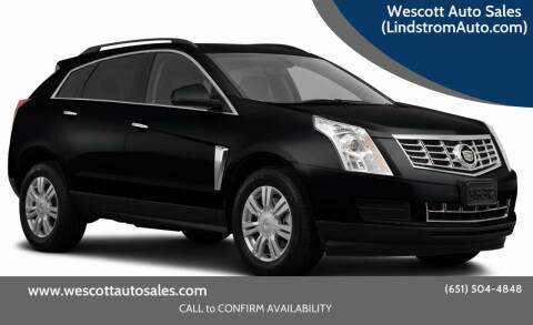 2014 Cadillac SRX for sale at Wescott Auto Sales (LindstromAuto.com) in Lindstrom MN
