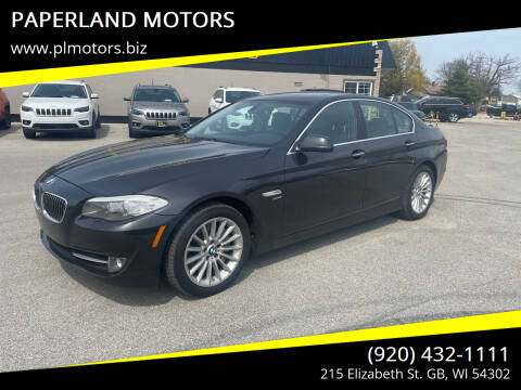 2011 BMW 5 Series for sale at PAPERLAND MOTORS - Fresh Inventory in Green Bay WI