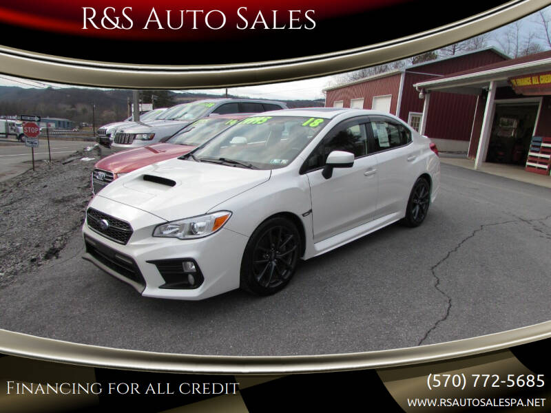 2018 Subaru WRX for sale at R&S Auto Sales in Linden PA