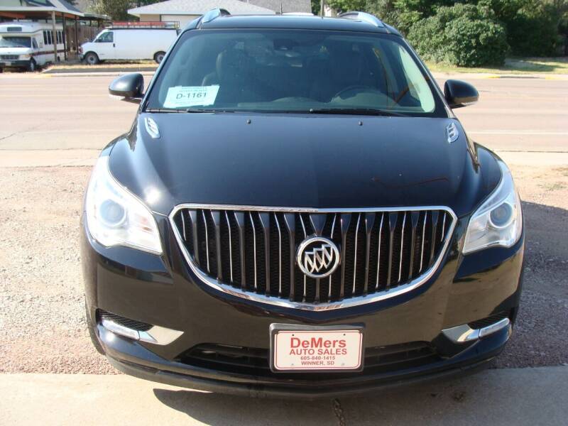 2017 Buick Enclave for sale at DeMers Auto Sales in Winner SD