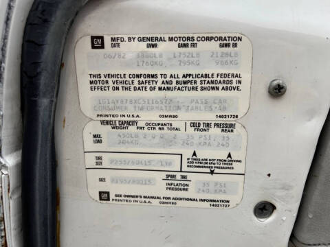 1982 Chevrolet Corvette