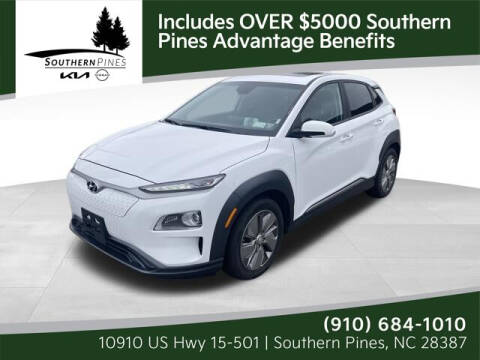 2021 Hyundai Kona Electric for sale at PHIL SMITH AUTOMOTIVE GROUP - Pinehurst Nissan Kia in Southern Pines NC