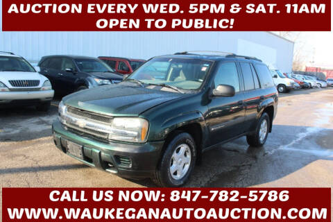 2003 Chevrolet TrailBlazer for sale at Waukegan Auto Auction in Waukegan IL