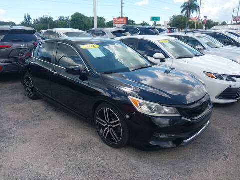 2016 Honda Accord for sale at P S AUTO ENTERPRISES INC in Miramar FL