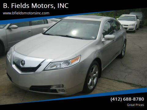 2010 Acura TL for sale at B. Fields Motors, INC in Pittsburgh PA