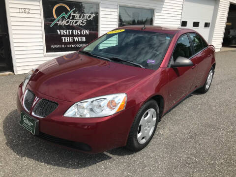 2008 Pontiac G6 for sale at HILLTOP MOTORS INC in Caribou ME