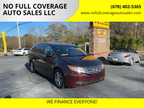 2012 Honda Odyssey for sale at NO FULL COVERAGE AUTO SALES LLC in Austell GA