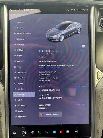 2016 Tesla Model S 75