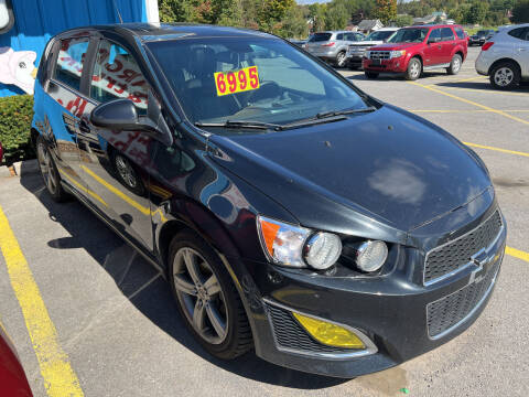 2013 Chevrolet Sonic for sale at BURNWORTH AUTO INC in Windber PA