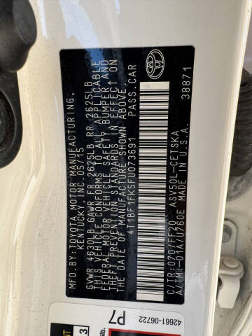 2015 Toyota Camry LE