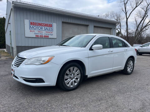 2014 Chrysler 200 for sale at HOLLINGSHEAD MOTOR SALES in Cambridge OH