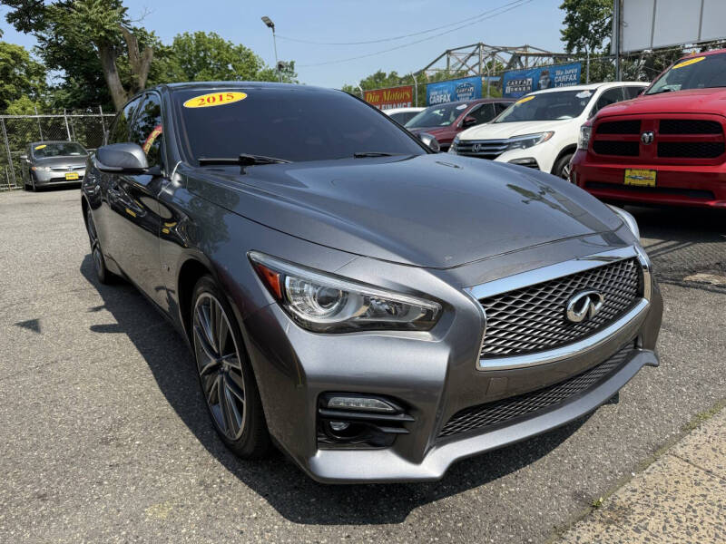 Used 2015 INFINITI Q50 Premium with VIN JN1BV7AR1FM398517 for sale in Passaic, NJ