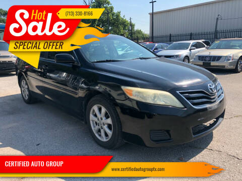 2010 Toyota Camry for sale at CERTIFIED AUTO GROUP in Houston TX