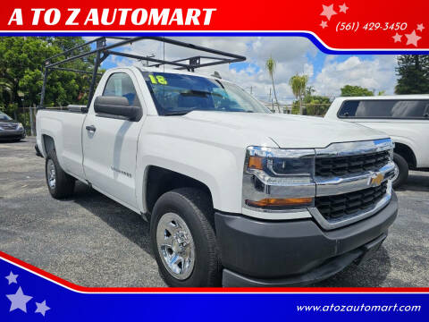 2018 Chevrolet Silverado 1500 for sale at A TO Z  AUTOMART - A TO Z AUTOMART in West Palm Beach FL