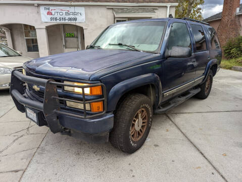 2000 Chevrolet Tahoe for sale at The Auto Barn in Sacramento CA