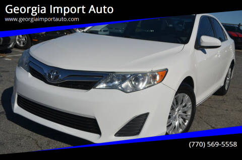 2012 Toyota Camry for sale at Georgia Import Auto in Alpharetta GA