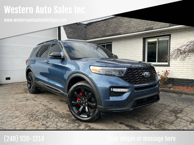 2020 Ford Explorer for sale at Western Auto Sales Inc in Farmington Hills MI