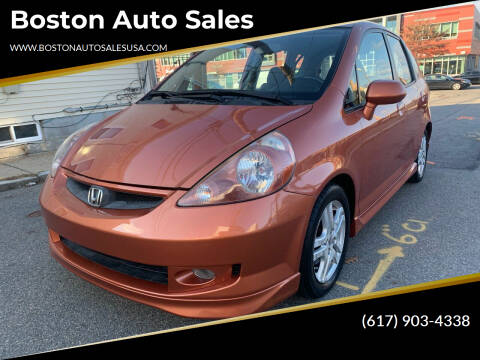 2008 Honda Fit for sale at Boston Auto Sales in Brighton MA