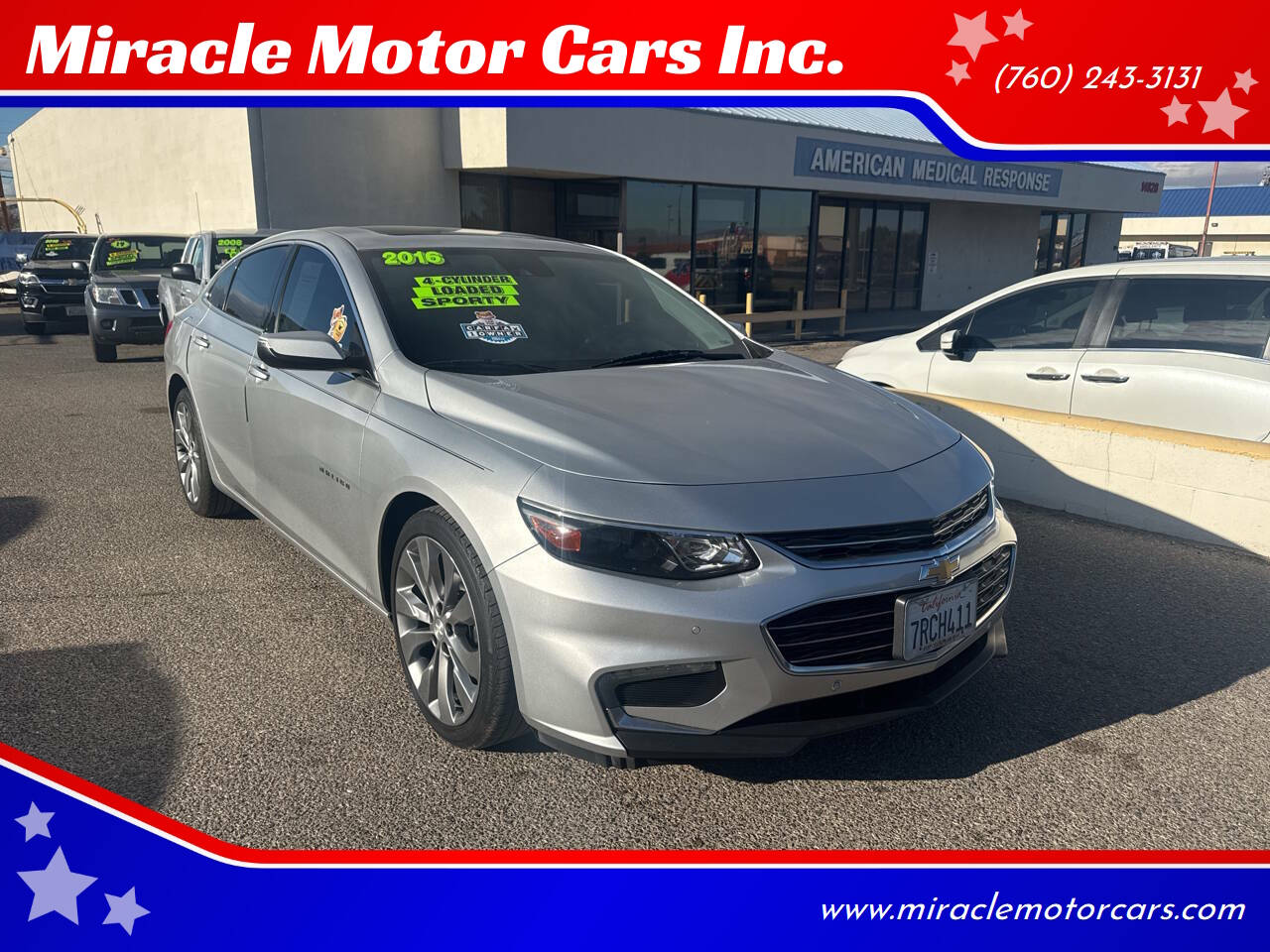 2016 Chevrolet Malibu Premier 4dr Sedan w/2LZ 