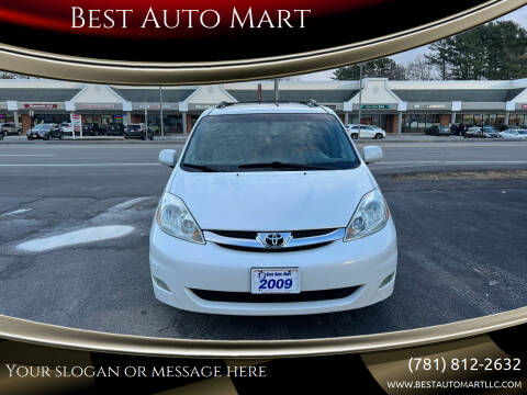 2009 Toyota Sienna for sale at Best Auto Mart in Weymouth MA