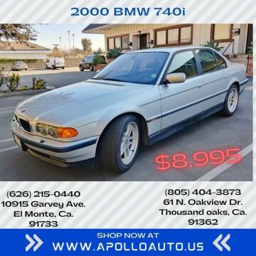 2000 BMW 7 Series for sale at Apollo Auto Thousand Oaks in El Monte CA