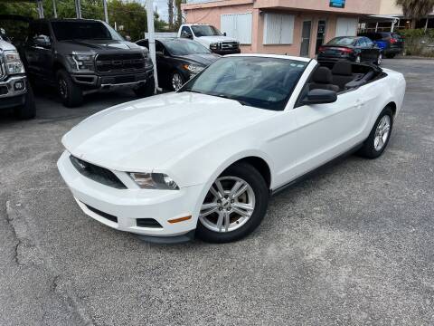 2012 Ford Mustang for sale at MITCHELL MOTOR CARS in Fort Lauderdale FL