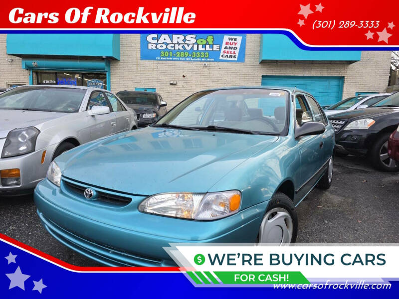 1999 Toyota Corolla for sale at Cars Of Rockville in Rockville MD