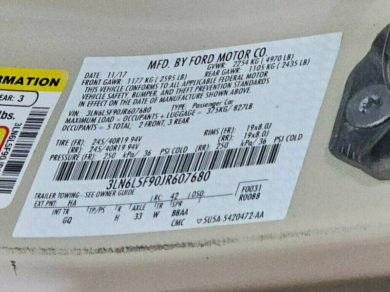 2018 Lincoln MKZ Reserve