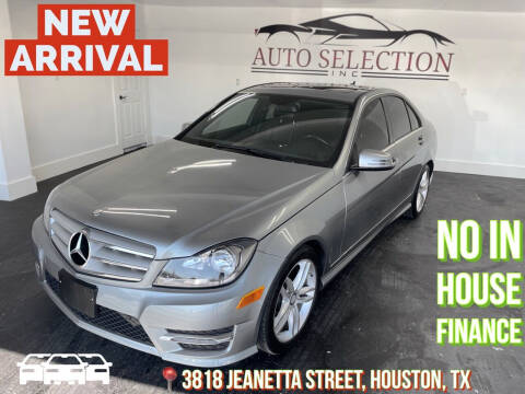 2014 Mercedes-Benz C-Class for sale at Auto Selection Inc. in Houston TX