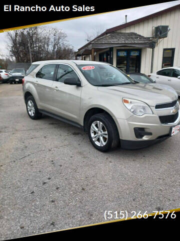 2013 Chevrolet Equinox for sale at El Rancho Auto Sales in Des Moines IA