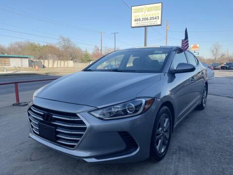 2018 Hyundai Elantra for sale at Shock Motors in Garland TX