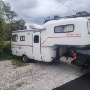 1986 Scamp 5th Wheel for sale at HARTLEY MOTORS INC in Arcadia FL